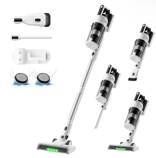 新品: 掃除機 コードレス 2025爆進化！58kPa強力吸引・自立式・55分連続稼働