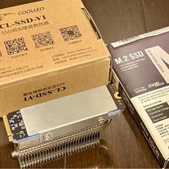 M.2 SSD 1TB ヒートシンク付きの画像