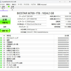 M.2 SSD 1TB ヒートシンク付きの画像