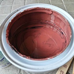 逗子 ペンキ 水性 調色塗料 アトムハウスペイント フリーコート ボルドー 茶色 ブラウンの画像