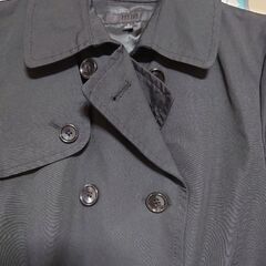 新品【UNIQLO／トレンチコート／Ｓサイズ】ブラックの画像