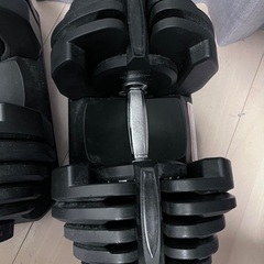 可変ダンベル40キロ✖︎2、ベンチ台のセットの画像