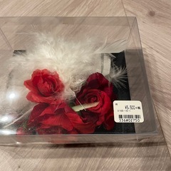 髪飾り　花　パール　2点セットの画像
