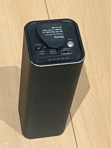 【送料無料】ポータブル電源 31200mAh 予備電源 モバイルバッテリー 急速充電 AC出力 コンセント パソコン バッテリー停電時《A87》