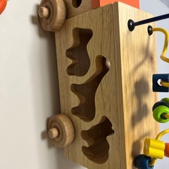 アニマルビーズバス子ども用木製おもちゃ の画像