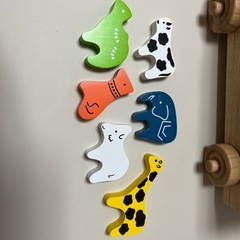 アニマルビーズバス子ども用木製おもちゃ の画像