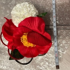 髪飾り　椿の画像
