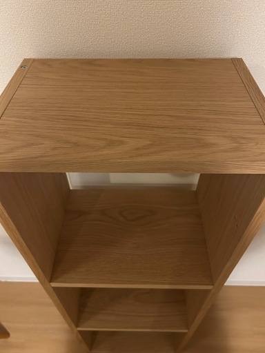 無印良品 スタッキングシェルフ 3段 オーク
