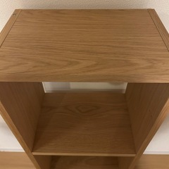 無印良品 スタッキングシェルフ 3段 オークの画像
