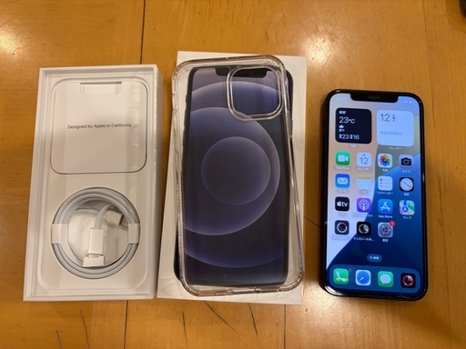 iPhone12 SIMフリー 64GB BLACK 美品