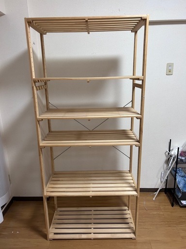 【お問い合わせ中】ニトリ　パインラック80cm