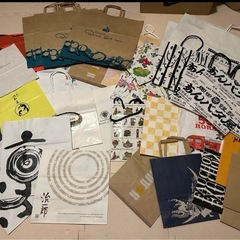 【約220枚】紙袋 ショップ袋 ショッパー 大中小 まとめ売り 大量の画像