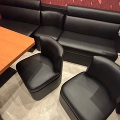 美品　　業務用ボックスソファーの画像