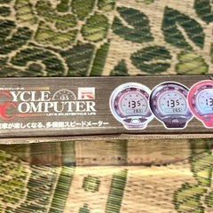 ”CYCLECOMPUTER"自転車が楽しくなる多機能スピードメーター未使用品の画像