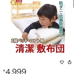 　　超美品　日本製　敷布団　　の画像