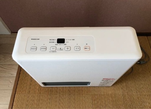 【美品・箱入】ノーリツ(都市ガス用)ファンヒーター　140-5882