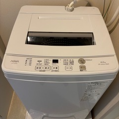 AQUA 6.0kg 洗濯機 AQW-KS6N(W) 2023年の画像
