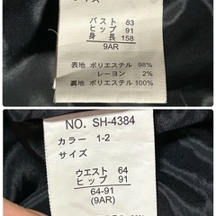 DARJE レディース スーツセット ストライプ 9号の画像