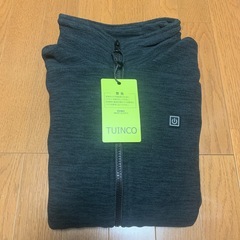 TUINCO スマート電熱ジャケット S グレー 男女兼用 バッテリー別売りの画像