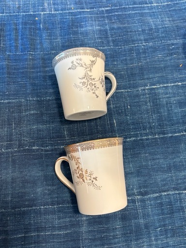 【新品未使用】WEDGWOODウエッジウッドヴェラ・ウォン ヴェラレース マグカップとプレート各2
