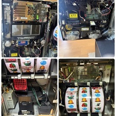 パチスロ実機　コイン不要機付 データカウンター付 魔法少女まどかマギカの画像