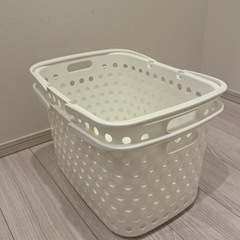 ランドリーバスケット（２個セット）の画像