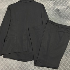 レディース ウール ブラックスーツ 3点セットの画像