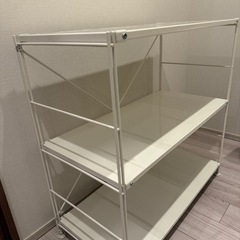 無印良品スチール棚の画像
