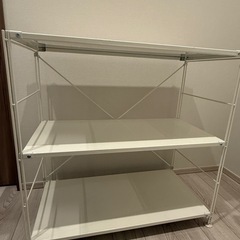無印良品スチール棚の画像