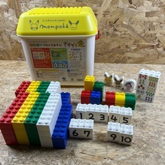 モンポケ monpoke ダイアブロックジュニア すうじでブロックあそび 中古品の画像