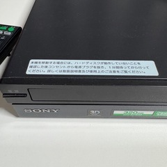 SONY ブルーレイレコーダーの画像