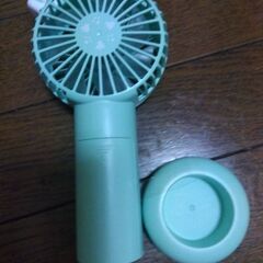 ポチャッコの手持ち電池式扇風機の画像