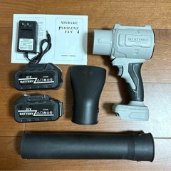 洗車⭐️ブロワー 強力 ブロアー 充電式 残量表示 PSE認証済み コードレスの画像