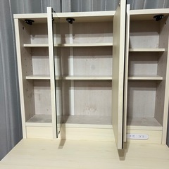 ドレッサー　三面鏡　デスク　イス　セットの画像