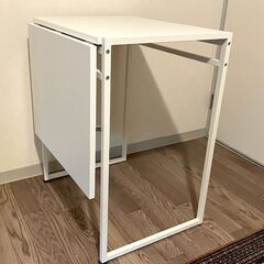 IKEA "Muddus" drop-leaf table, whiteの画像
