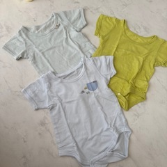 西松屋 半袖 カバーオール4点 肌着7点セット 大量 お買い得の画像