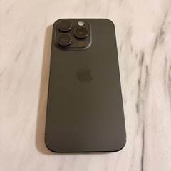【美品‼️】iPhone15Pro 128GB ブラックチタニウムの画像