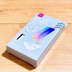 新品 折りたたみ式スマホスタンド ホワイトの画像
