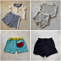 ベビー服 10点セット 西松屋 セットアップ Tシャツ パンツなどの画像