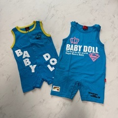 BABYDOLL ロンパースセット 80/90サイズ ディズニー ミッキーの画像