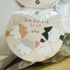 ⭐️未開封新品⭐️ふわふわてーる  びっぐ／みけ & ハチワレ　ねこさん
全2種セット⭐️ビッグぬいぐるみ⭐️約80cmの画像