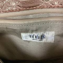 未使用　自由区　AREA FREE バッグ　ハンドバッグ　フェイクムートン調の画像