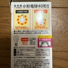 アイリスオオヤマ 電球 17口径 40wWの画像