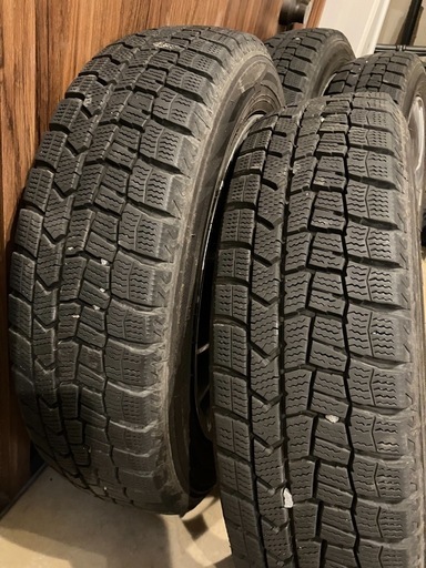 【お引渡し予定の方、決定しました】  ダンロップ　スタッドレスタイヤ　155/65R14 75Q 収納袋付き