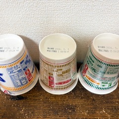 カップヌードル各種8個の画像
