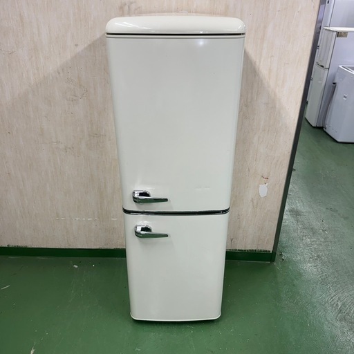 40　2F☆41送料無料 レトロデザイン冷蔵庫　130L  安い　洗濯機
