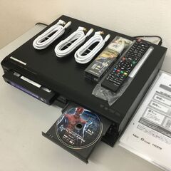 【🍀貴重品】パナソニック 250GB DVDレコーダー VHSビデオ一体型 DIGA DMR-XP25V-K　管理No33の画像
