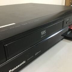 【🍀貴重品】パナソニック 250GB DVDレコーダー VHSビデオ一体型 DIGA DMR-XP25V-K　管理No33の画像