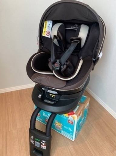 値下げ　美品エールベベ クルット5i グランス　360°回転式　ISOFIX