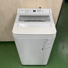 49 　51○送料設置無料　22年製　Panasonic　洗濯機　7㌔　安い　冷蔵庫 の画像